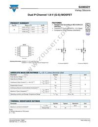 SI4965DY-T1-GE3 Datasheet Cover