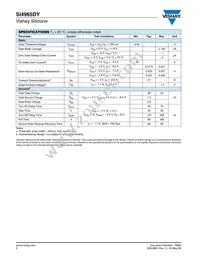 SI4965DY-T1-GE3 Datasheet Page 2