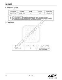 SI5010-B-GMR Datasheet Page 16