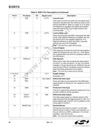 SI5013-BM Datasheet Page 20