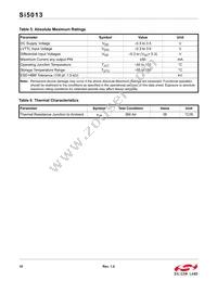 SI5013-D-GMR Datasheet Page 10