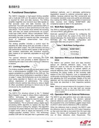 SI5013-D-GMR Datasheet Page 12