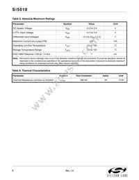 SI5018-B-GM Datasheet Page 8