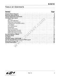 SI5018-BM Datasheet Page 3