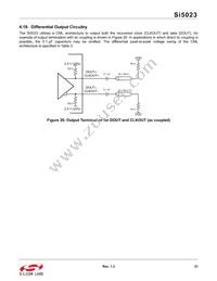 SI5023-D-GMR Datasheet Page 21