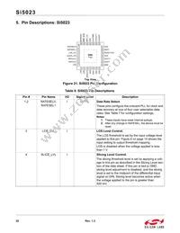 SI5023-D-GMR Datasheet Page 22