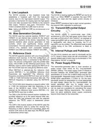 SI5100-F-BC Datasheet Page 21