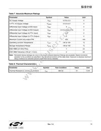 SI5110-H-BL Datasheet Page 11