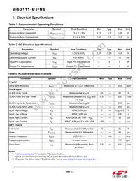 SI52111-B6-GTR Datasheet Page 4