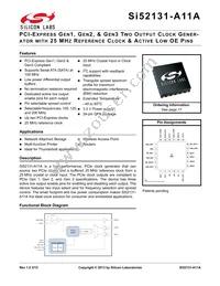 SI52131-A11AGMR Datasheet Cover