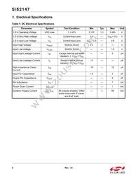 SI52147-A01AGMR Datasheet Page 4