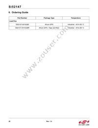 SI52147-A01AGMR Datasheet Page 20