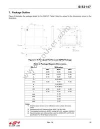 SI52147-A01AGMR Datasheet Page 21