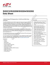 SI52204-A02AGMR Datasheet Cover