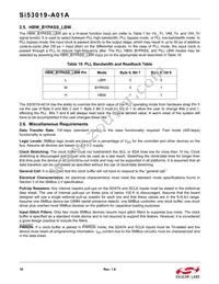 SI53019-A01AGM Datasheet Page 18