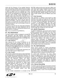 SI5310-GM Datasheet Page 15