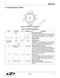 SI5310-GM Datasheet Page 19