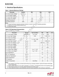 SI53108-A01AGMR Datasheet Page 4