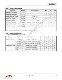 SI53115-A01AGM Datasheet Page 5
