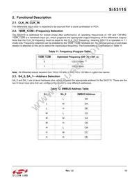 SI53115-A01AGM Datasheet Page 13