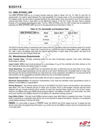 SI53115-A01AGM Datasheet Page 16