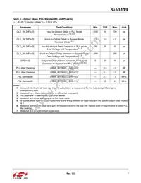 SI53119-A01AGMR Datasheet Page 7