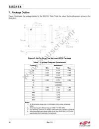 SI53154-A01AGMR Datasheet Page 18