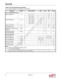 SI5316-B-GM Datasheet Page 6