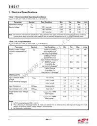 SI5317A-C-GMR Datasheet Page 4