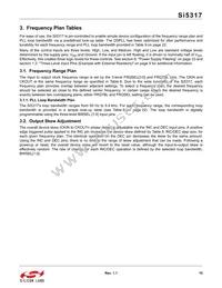 SI5317A-C-GMR Datasheet Page 15