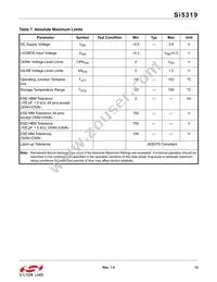 SI5319A-C-GM Datasheet Page 13