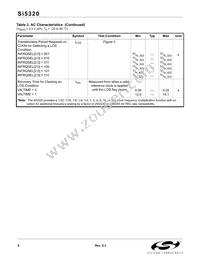SI5320-F-BC Datasheet Page 8