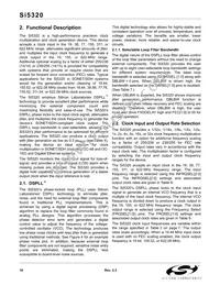 SI5320-F-BC Datasheet Page 16