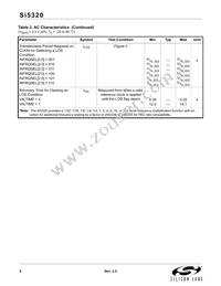 SI5320-H-BL Datasheet Page 8