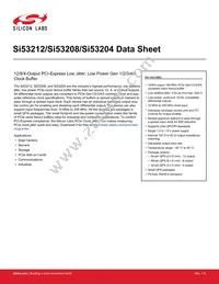 SI53204-A01AGM Datasheet Cover