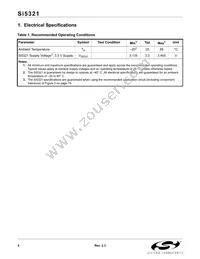 SI5321-F-BC Datasheet Page 4