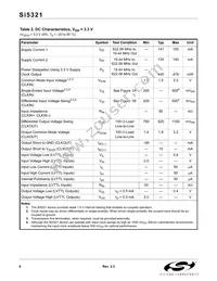 SI5321-F-BC Datasheet Page 6