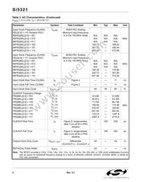 SI5321-F-BC Datasheet Page 8