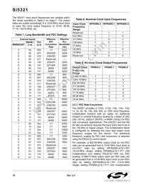 SI5321-F-BC Datasheet Page 18