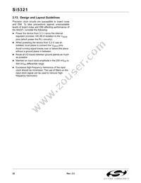 SI5321-F-BC Datasheet Page 22