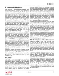 SI5321-G-BC Datasheet Page 17