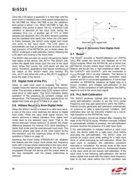 SI5321-G-BC Datasheet Page 20
