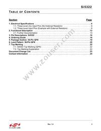 SI5322-B-GM Datasheet Page 3