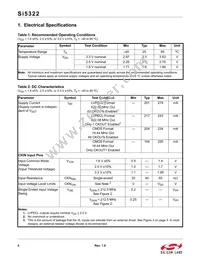 SI5322-B-GM Datasheet Page 4