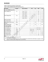 SI5322-B-GM Datasheet Page 6