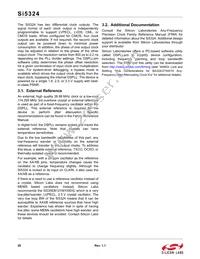 SI5324A-C-GMR Datasheet Page 20