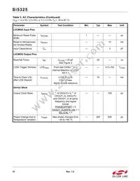 SI5325A-C-GM Datasheet Page 10