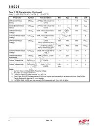 SI5326A-B-GM Datasheet Page 6