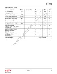 SI5326A-B-GM Datasheet Page 15