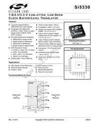 SI5330M-A00233-GM Datasheet Cover